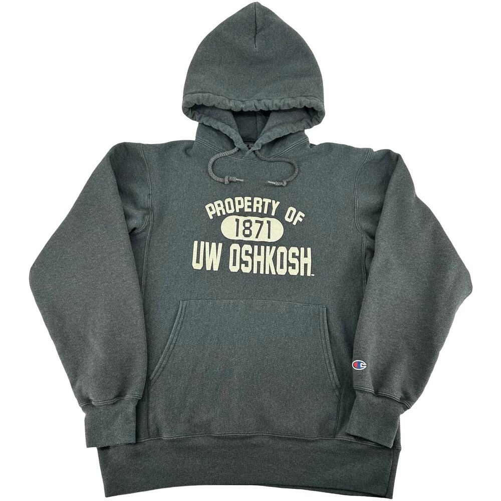 VTG 90s y2k Mens Champion UW Oshkosh Titans Reverse Weave Hoodie Sweatshirt Sz M